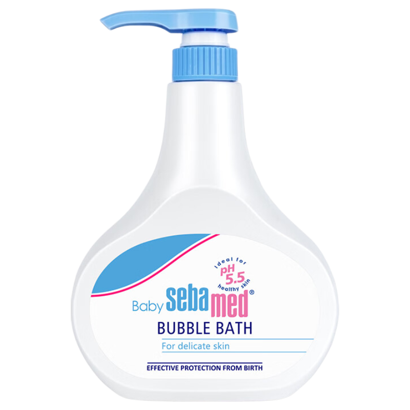 创宙 施巴（Sebamed）儿童泡泡沐浴露婴儿宝宝沐浴液3-6-12岁洗护500ml德国原装进口