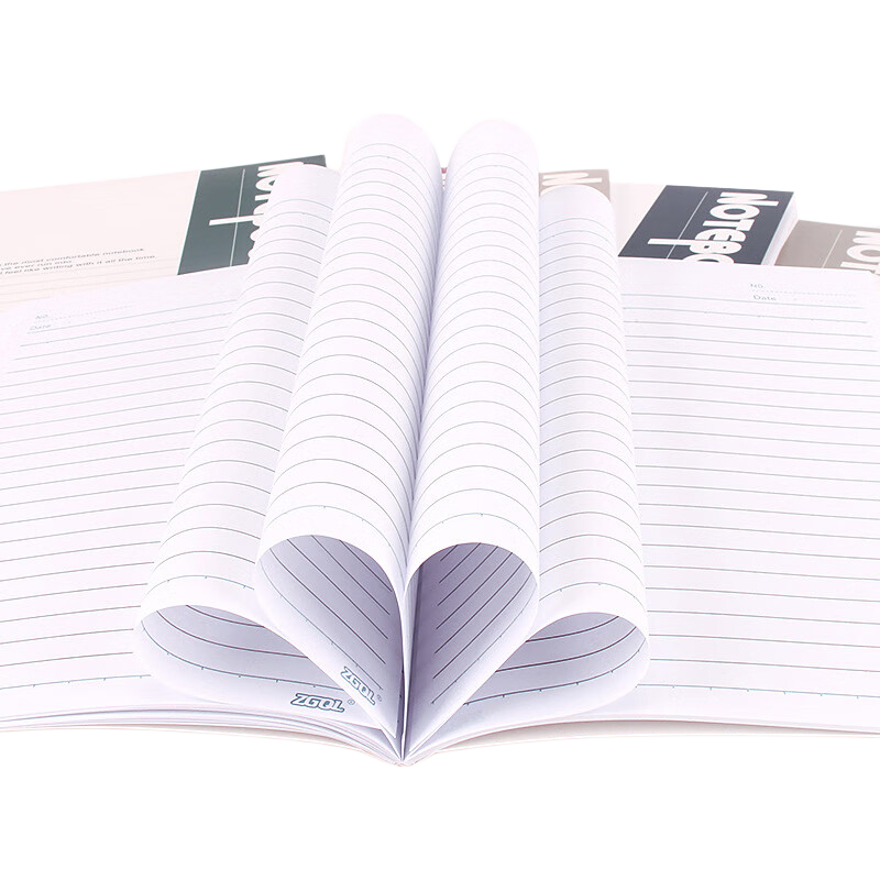 笔记本本子简约高中初中生办公用品记事本A5工作软抄本批发软面抄练习本凑单得力同款可开发票 2本装【26张/52页】