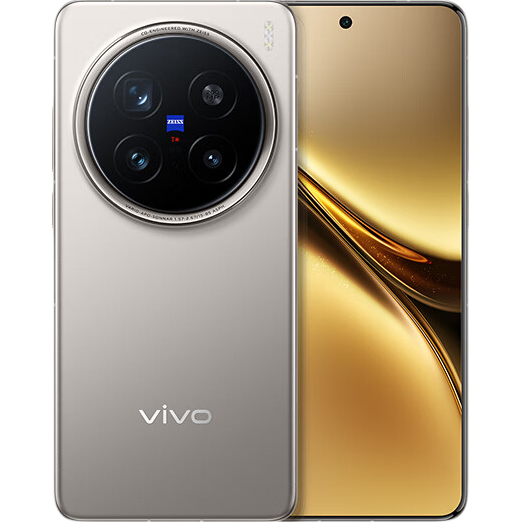 vivo X200 Pro 蓝晶x天玑9400芯片蔡司2亿APO超级长焦 蓝图影像芯片V3+   AI手机 大内存性价比 钛色 12GB+256GB 官方标配