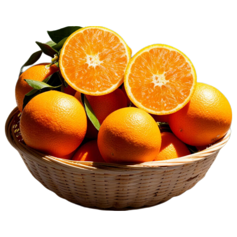 中王佳果重庆奉节脐橙果园直采新鲜现摘皮薄多汁当季水果橙子 坏果包赔净重4.5斤（单果130g起）