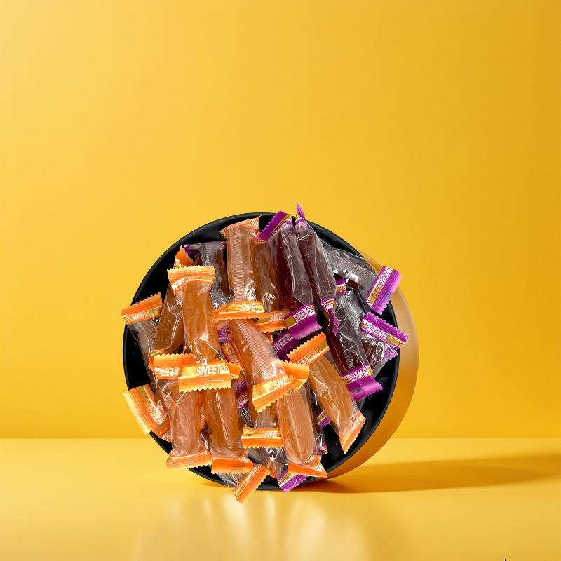 香薯爺（XiangShuYe）水晶紫薯仔500g地瓜干紫薯干即食休閑辦公室零食獨立包裝 獨立水晶紅薯仔 500g/包