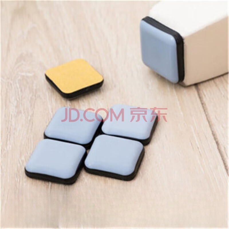 纤雅洁（QianYaJie）家具助滑垫餐桌移动椅子腿桌脚垫片保护地板粘贴消音静音耐磨 方形25*25mm-8片装（助滑静音）