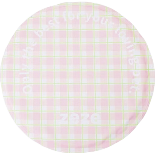 ZEZE宠物冰窝垫狗狗凉垫冰床猫窝猫咪睡觉用凉席夏季睡垫夏天降温 棋盘格冰垫-粉绿格纹