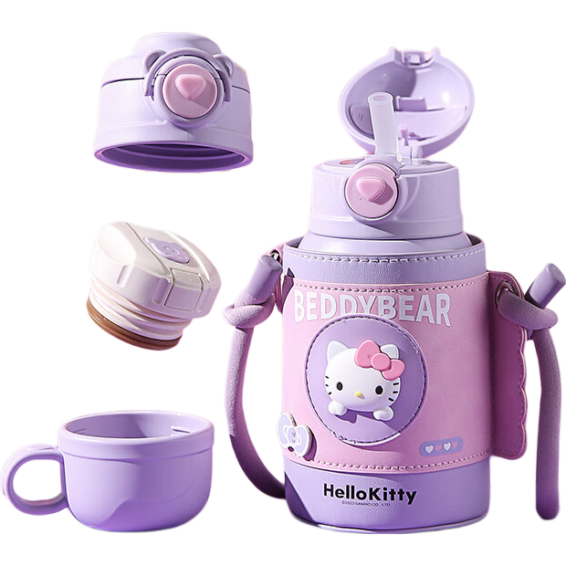 �����ܣ�BEDDYBEAR����ͯ���±�316���ܱ���Ů������������Я����ֵʵ��ˮ�������� Ŵ�׶�ͯ��-3D Hello Kitty530ml 80Ԫ