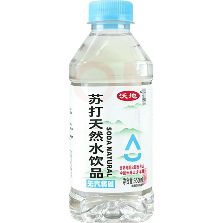 沃地 天然苏打水弱碱性 整箱夏日解渴饮用水 350*12瓶