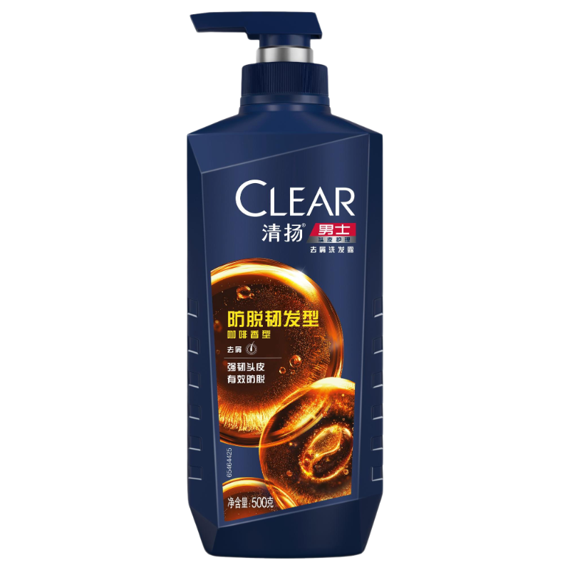 清扬男士防脱去屑洗发水500g 固发养发增发密发控油洗头膏