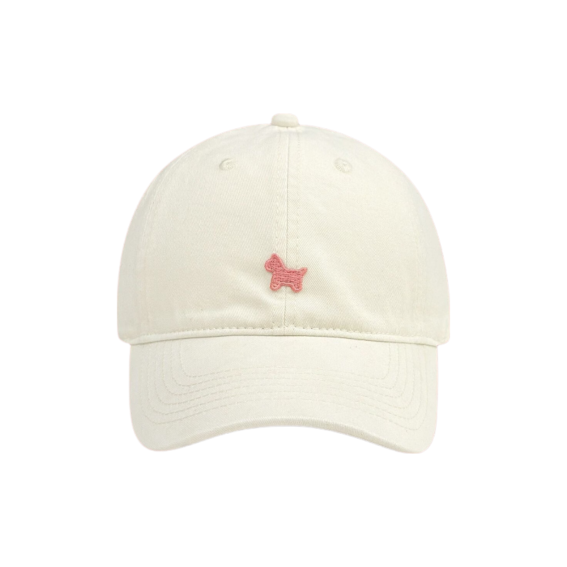 【本命年小马】帽子女简约刺绣显脸小棒球帽男户外百搭鸭舌帽 骏马奔腾-米色 M (56-58cm)