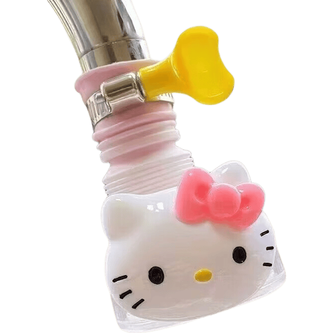 龙头净水器新款可爱水龙头防溅花洒厨房卡通自来水过滤器延伸器自来水过滤器 新款水龙头过滤净水器【KT猫】