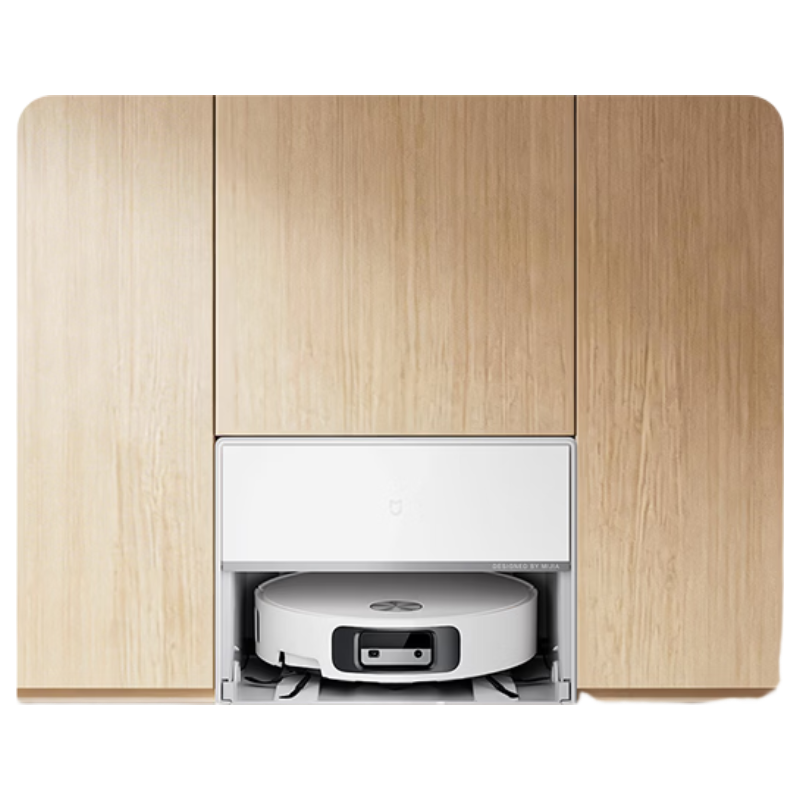 米家掃地機器人6 上下水版 超薄嵌入式  滾筒活水清潔去漬洗地機 掃拖一體全自動清洗基站 掃地機拖地