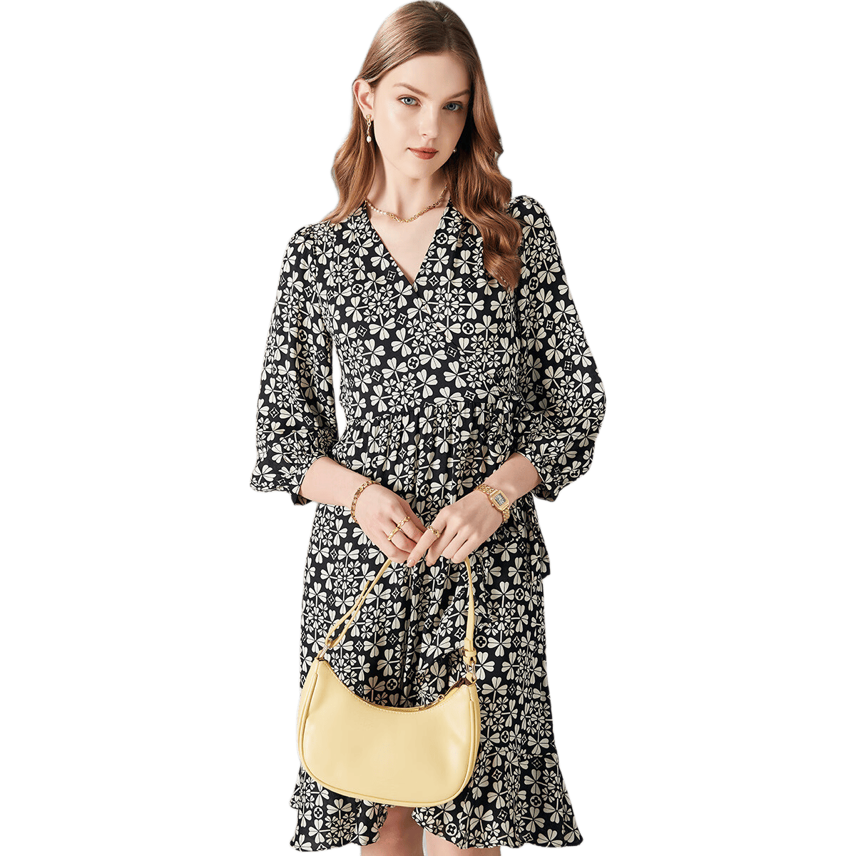 ���ޣ�PALUOPO������˿�黨��ʽ����ȹ ɣ��˿ ����������г�ȹ ��ɫ XL (170/92A) 254.1Ԫ