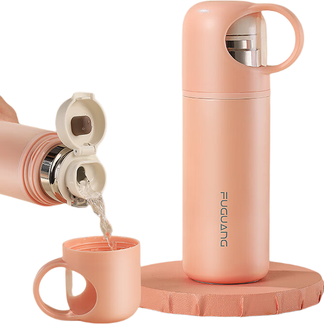 ���� 316����ֱ��±� ��ͯѧ��ˮ�� 350ml ��ɫ ��©��Я 19.95Ԫ