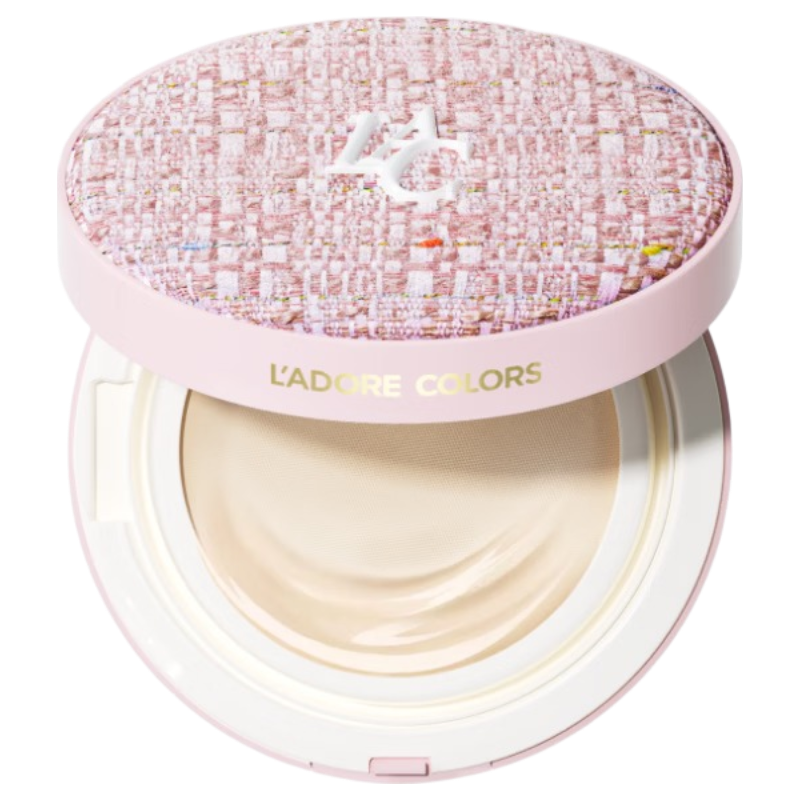 烙色（LAC）小香风精油气垫象牙白正装12g 轻薄高遮瑕防水防汗