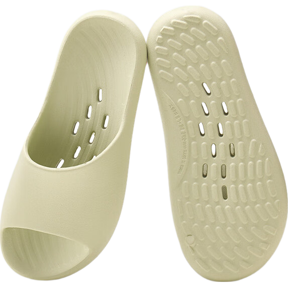 優(yōu)調(diào)（Youdiao）【新品】?jī)?yōu)調(diào)洗澡涼拖鞋浴室鏤空漏水速干 干室內(nèi)家居女踩屎感男 灰豆綠 37-38 (適合36-37的腳穿)