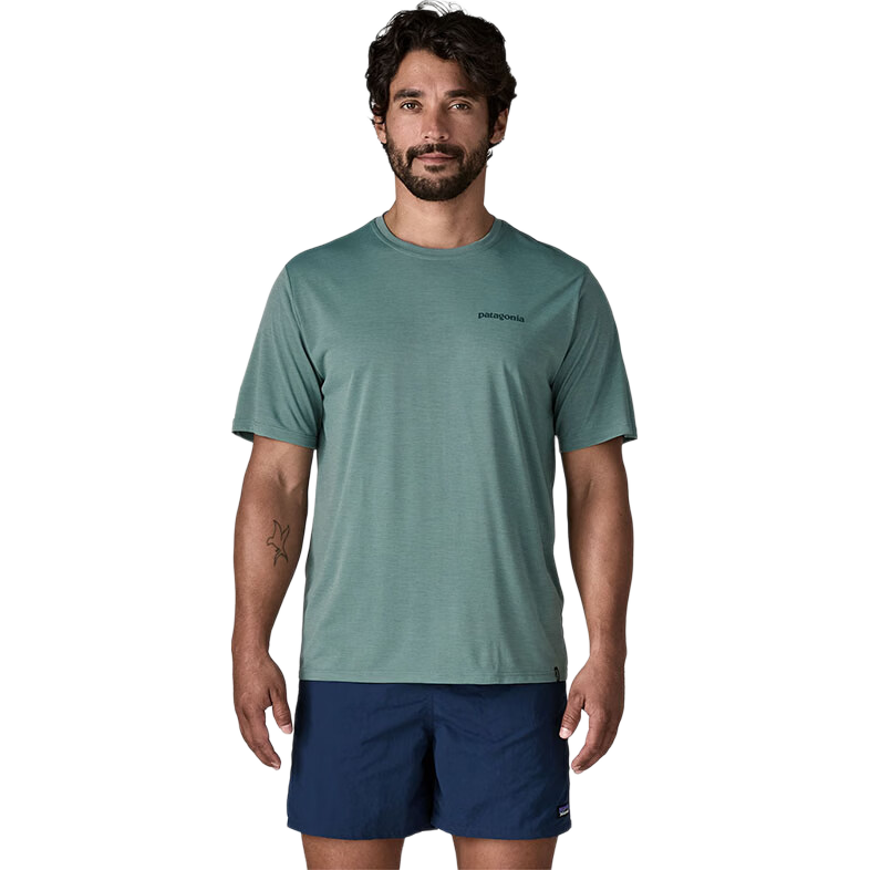 巴塔哥尼亚（Patagonia）男士弹性透气C1圆领速干短袖T恤 Cap Cool Daily 45481 DYWH L 176/185(CM) 79/89(KG)