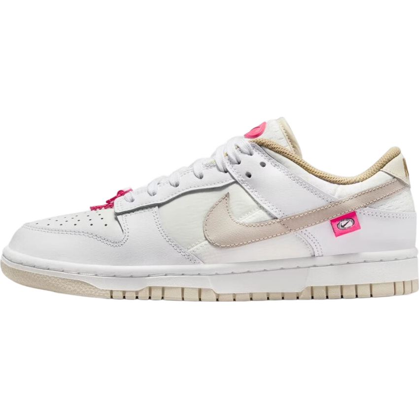 耐克（NIKE）女鞋2026夏季新款DUNK LOW白粉色轻便百搭低帮板鞋休闲跑步运动鞋 DX6060-121 37.5
