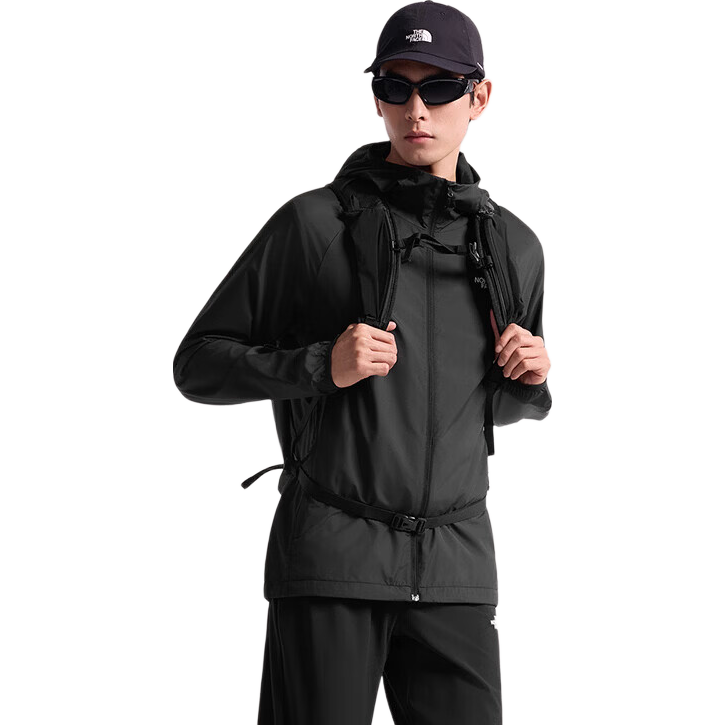 北面（The North Face）春夏防晒皮肤衣男UPF40+户外运动防泼溅防风夹克休闲轻薄风衣8G78 JK3 XL