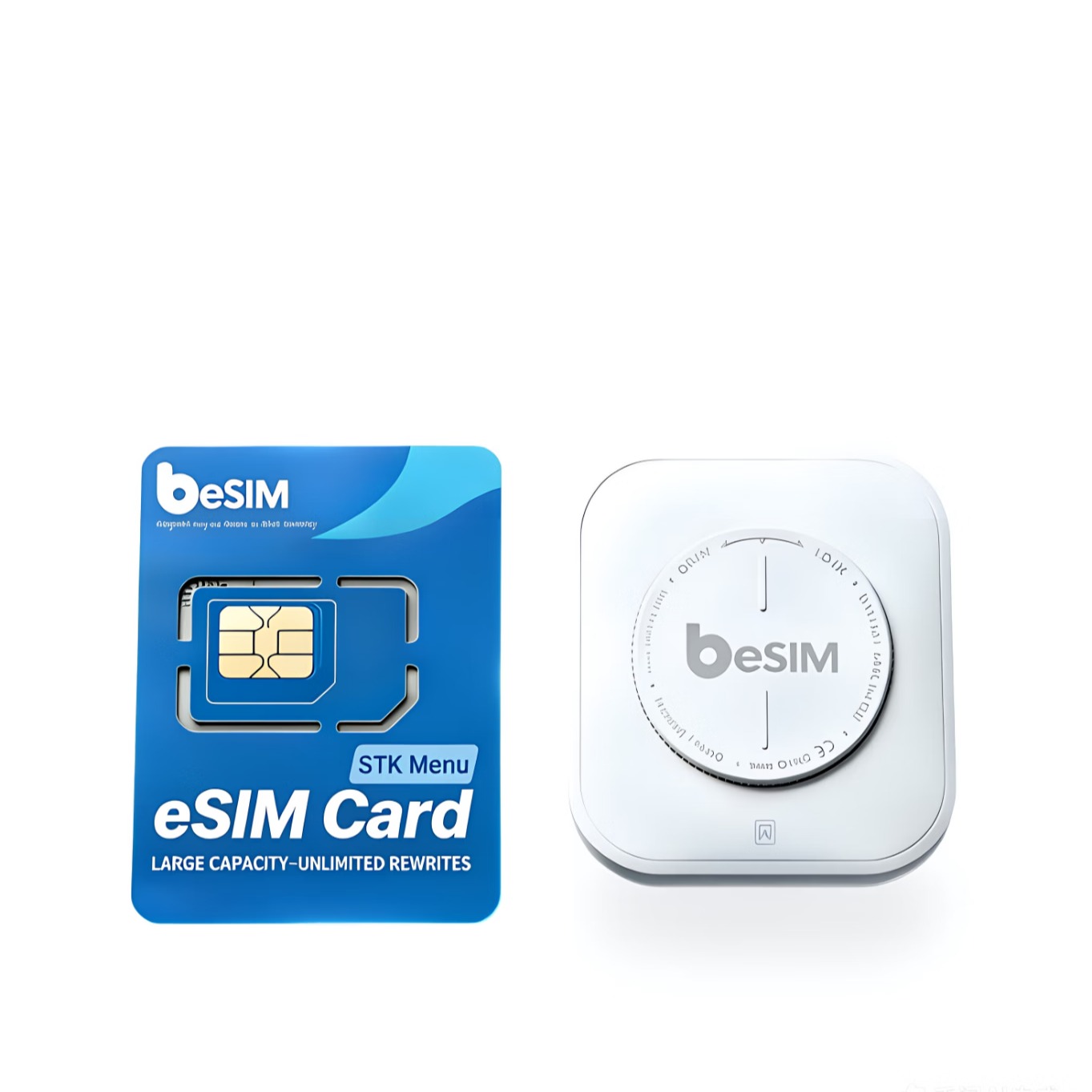 beSIM出行通信//iOS/Android双平台/eSIM/蓝牙连接方便快捷/高颜值eSIM卡 宝蓝色eSIM卡450k＋ 读卡器