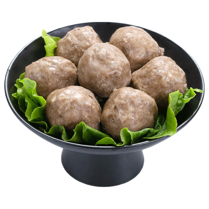牛凡匠潮汕牛肉丸手打正宗汕头特产牛筋丸火锅食材丸料关东煮麻辣烫食材 牛肉丸2斤（250g*4包）