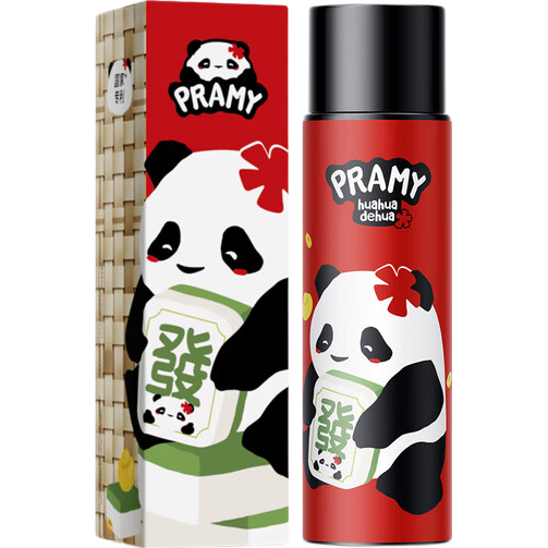 柏瑞美（PRAMY）huahua熊猫联名款后台保湿定妆喷雾控油快速成膜不易脱妆 T1 柔焦雾面(100ml)
