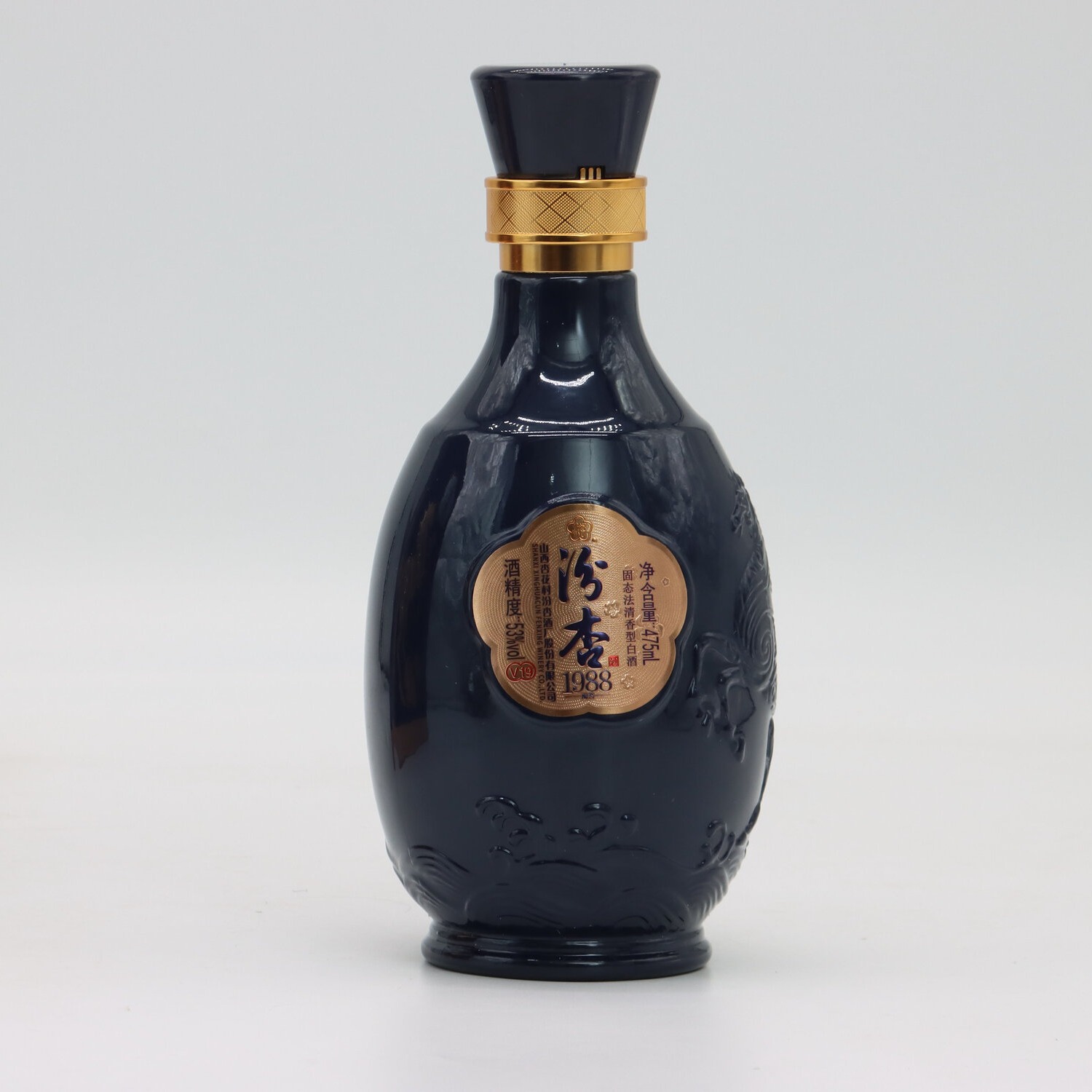 汾杏【佳节好礼】山西酒53度清香型白酒整箱 粮食酒口粮酒送礼白酒 53度 475mL 6瓶 汾杏1988 V19礼盒整箱