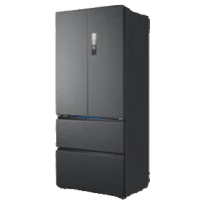 美的（Midea）冰箱机皇550法式多门M60系列双系统双循环60cm超薄纯平全嵌自动制冰一体机一级能效523L家用大容量 MR-550WUFIPZE海贝黛