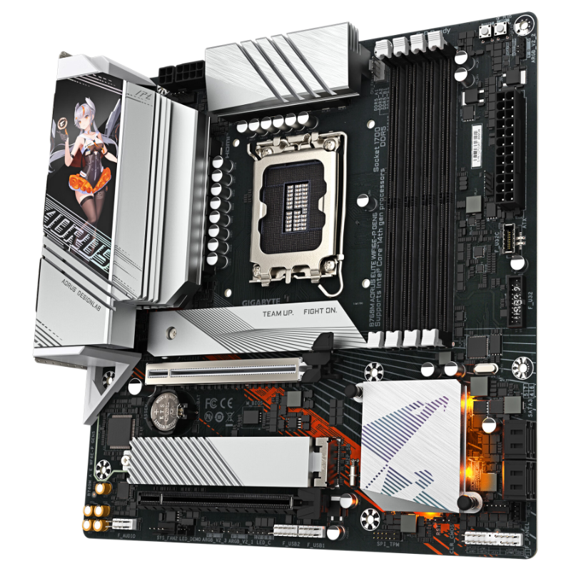 ���� B760M AORUS ���� ������ ����CPU ���ÿ� D5 1109Ԫ