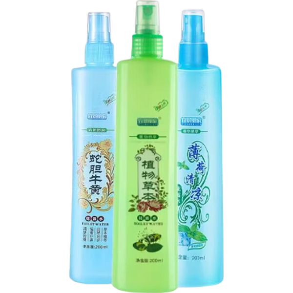 身体护理艾草花露水止痒便携式清香爽肤家庭装喷雾型花露水 随机味道 1瓶装