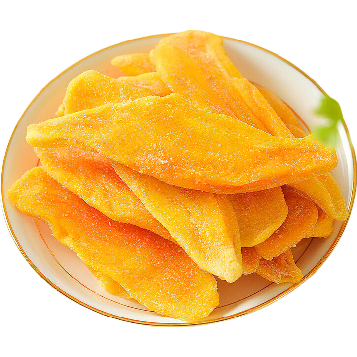 酸甜芒果干中小片500g一斤东南亚果脯水果干蜜饯休闲零食 中小片芒果干500g一斤