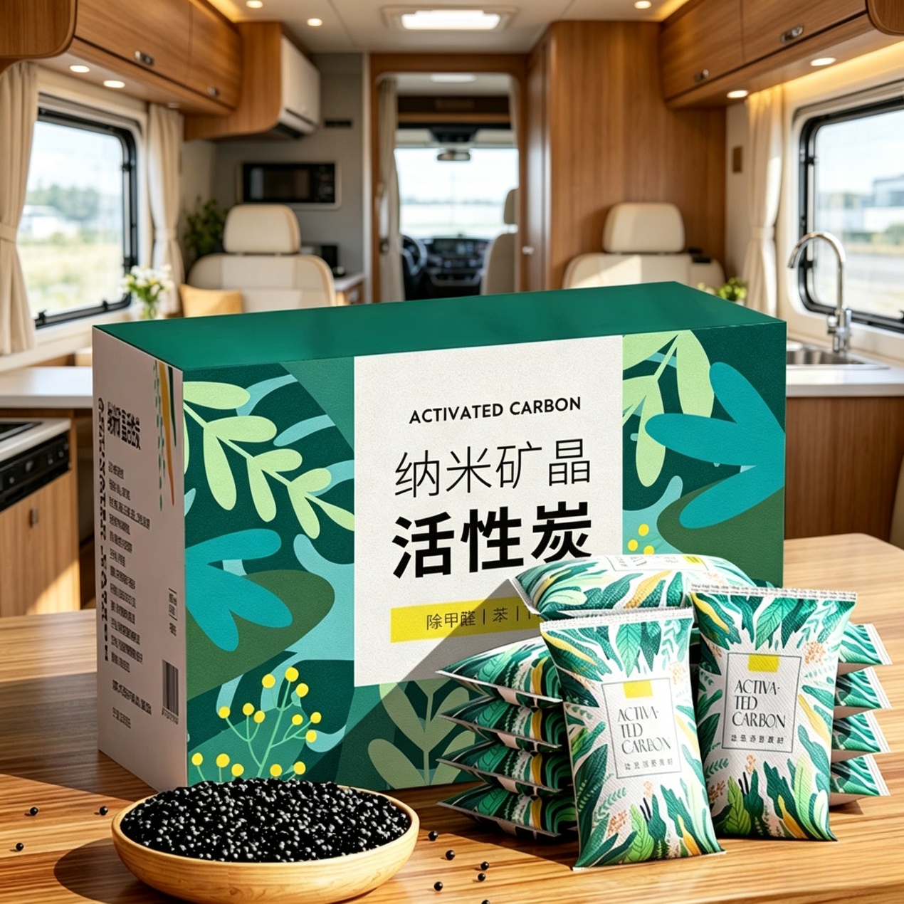 房车活性炭100g*3包 除味神器低至1.1元