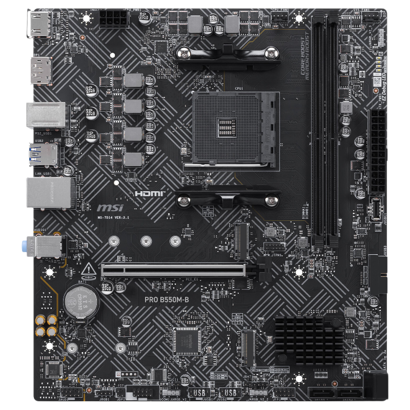 微星 PRO B550M-B DDR4 图 3
