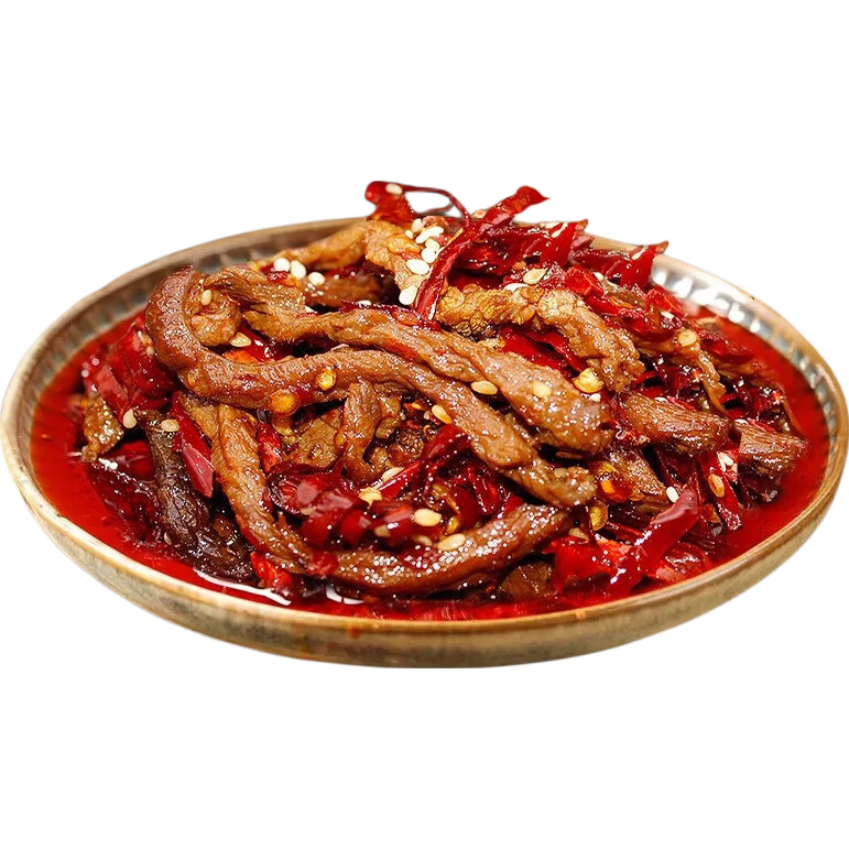 冷吃牛肉干组合装零添加非遗食材香辣味四川特产休闲零食 45g冷吃牛肉*4