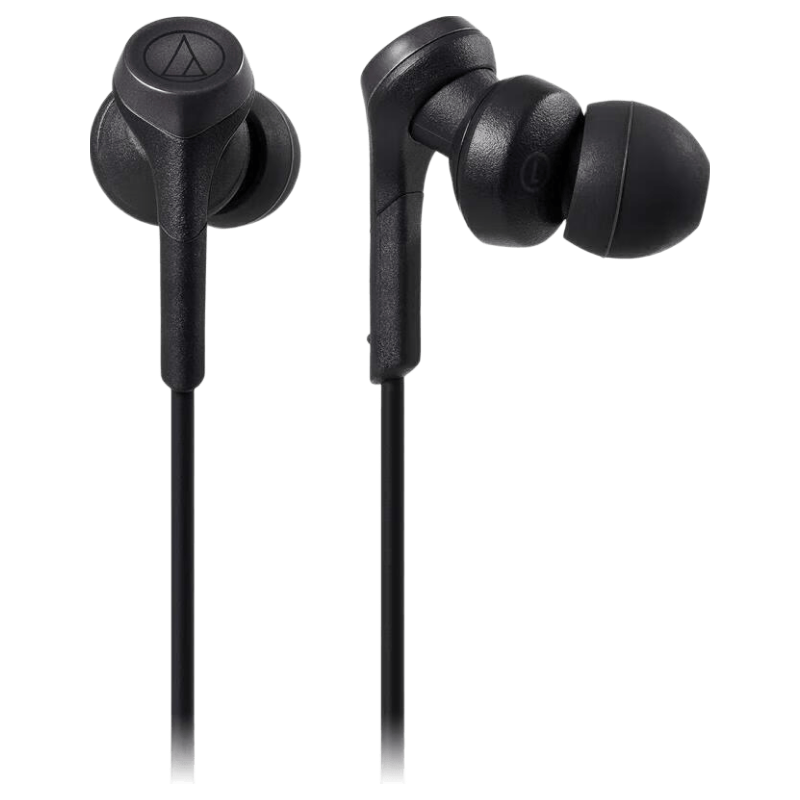 audio-technica 铁三角 ATH-CKS330XBT 入耳式颈挂式蓝牙耳机 黑色