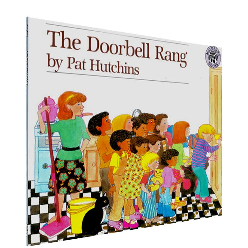 The Doorbell Rang 门铃响了 汪培珽第2阶段 吴敏兰绘本123 第48本 常青藤爸爸推荐 生活常识培养习惯养成