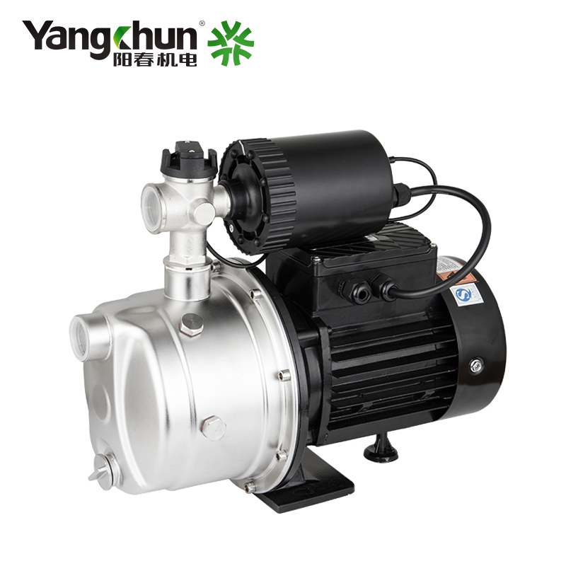 阳春（YANGCHUN） 不锈钢自吸增压泵 喷射自吸泵 家用自来水增压泵 抽水泵220v 750W智能全自动