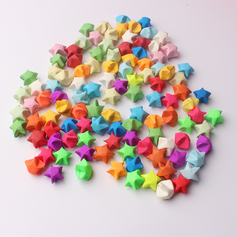 纯色星星折纸成品许愿星星实用创意礼品送闺蜜朋友男友女友生日礼物