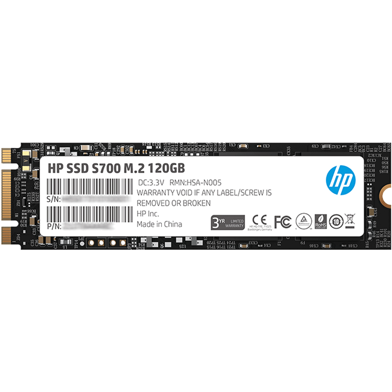 ���գ�HP�� 120G SSD��̬Ӳ�� M.2�ӿ�(SATA����) S700ϵ�� 139Ԫ