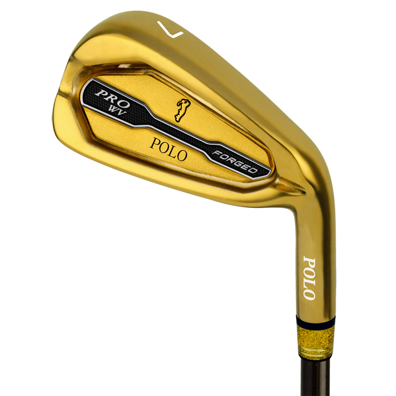 polo golf 高尔夫球杆 男士7号铁 黑金色锻造不锈钢杆头 碳素杆身