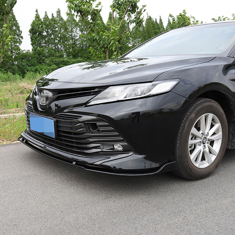 热迈适用于丰田八代新凯美瑞前唇前铲改装专用小包围扰流板 18年款