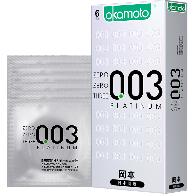 �Ա���OKAMOTO�������� ����003�׽𳬱�6Ƭ ����0.03mm��ȫ���׳�����Ȥ������Ʒ 63.05Ԫ