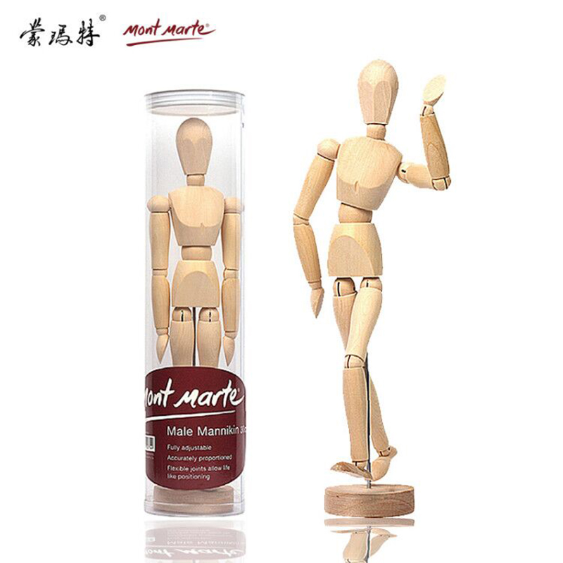 美术模型人偶30cm 素描漫画静物临摹手绘小木人