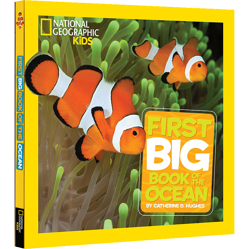 National Geographic Little Kids 美国国家地理 儿童百科书 First Big Book of the Ocean 英文原版 动物系列 精装大开本