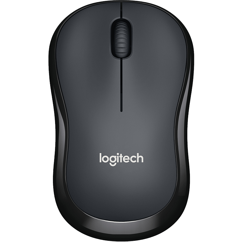 logitech 罗技 M220 2.4G无线鼠标 1000DPI 黑灰色