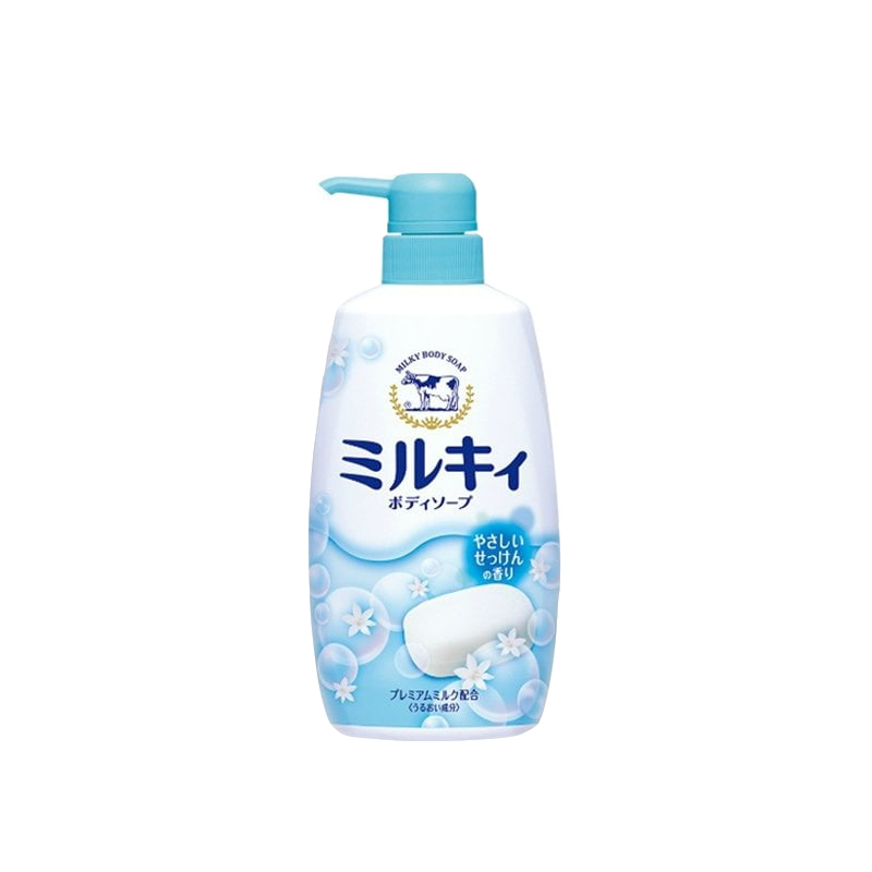 日本进口 牛乳石碱(COW) 滋润保湿沐浴露 550ml/瓶 温和皂香型 保湿嫩滑 滋润肌肤2681360