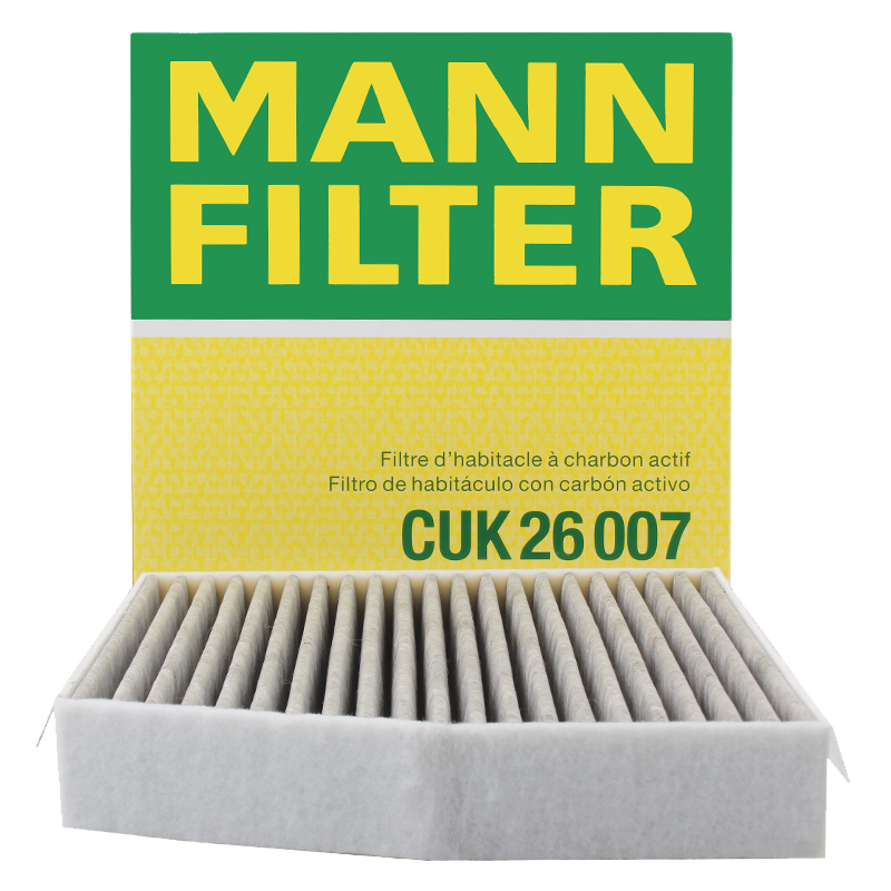 曼牌滤清器 曼牌(MANNFILTER)活性炭空调滤清器/空调滤芯PM2.5CUK26007(奔驰GLA200/GLA220/B180/B200/CLA/英菲尼迪Q30)