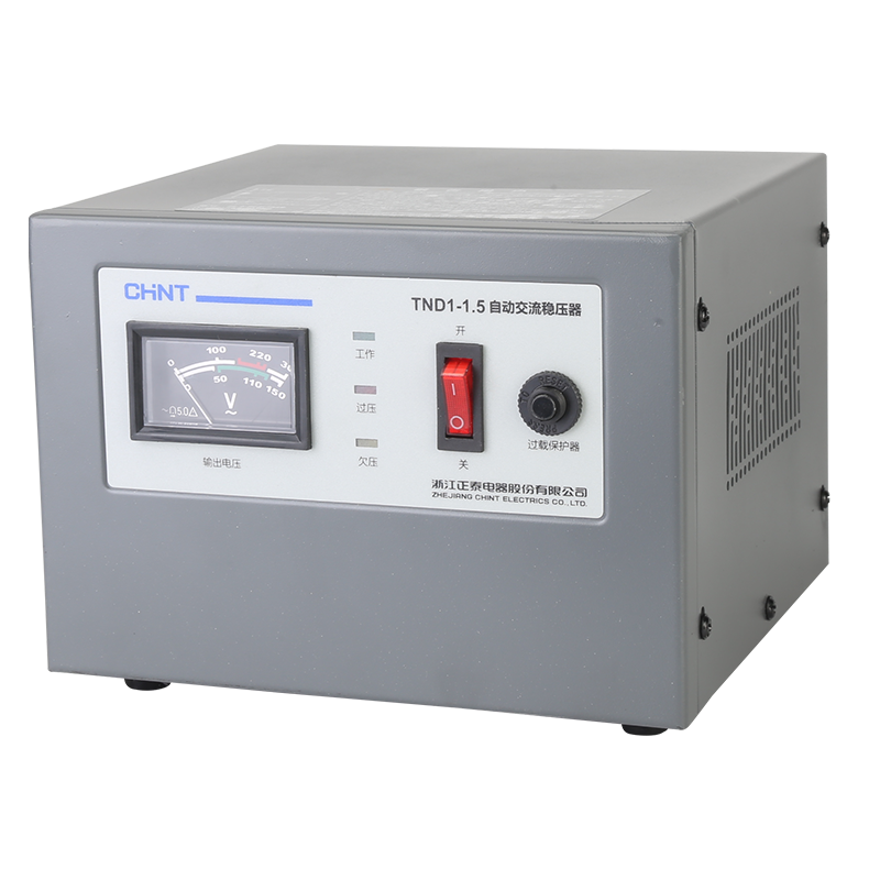 正泰（CHNT）穩(wěn)壓器220V 單相自動交流 家用穩(wěn)壓器 1500W 穩(wěn)壓電源 TND1-1.5kw
