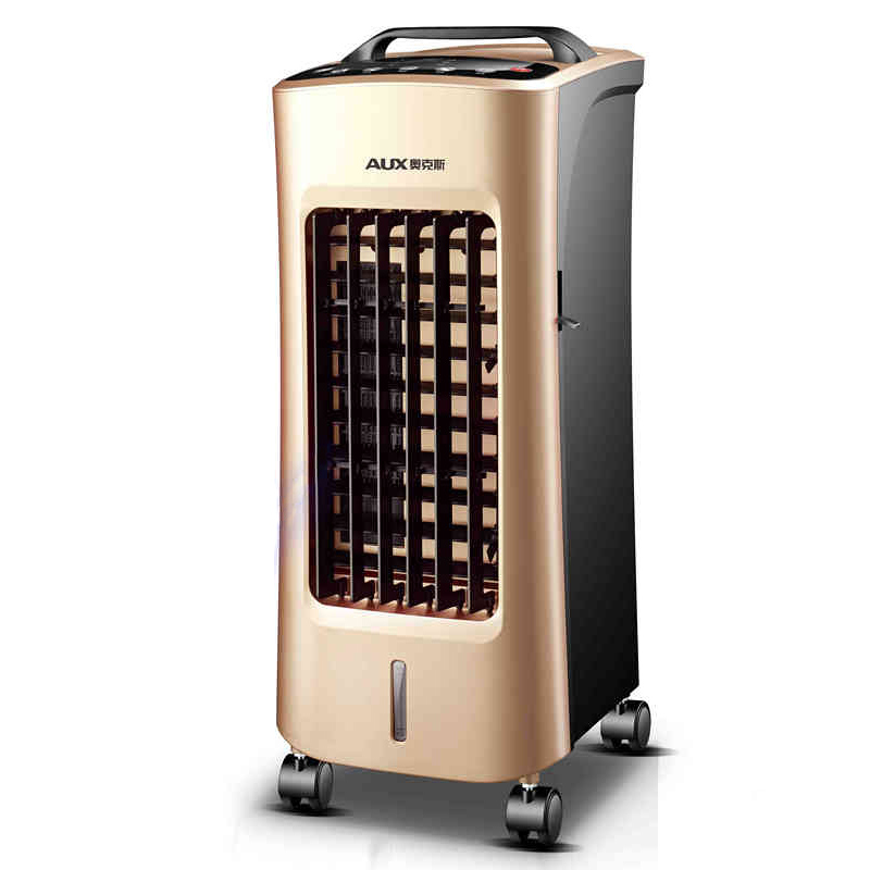 奥克斯空调扇冷暖两用制冷器家用小型空调水冷风机冷气机冷风扇 黑金色