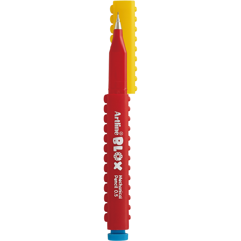 Shachihata 旗牌 可拼接自动铅笔 Artline BLOX KTX-7050-1 黄红 0.5mm
