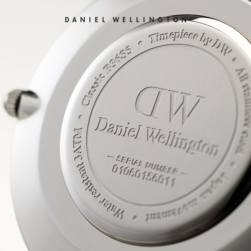 丹尼尔惠灵顿（DanielWellington）[部分爆品5折]DW手表男石英男士手表简约腕表 生日礼物送男友 36MM棕皮带银色黑盘DW00100142