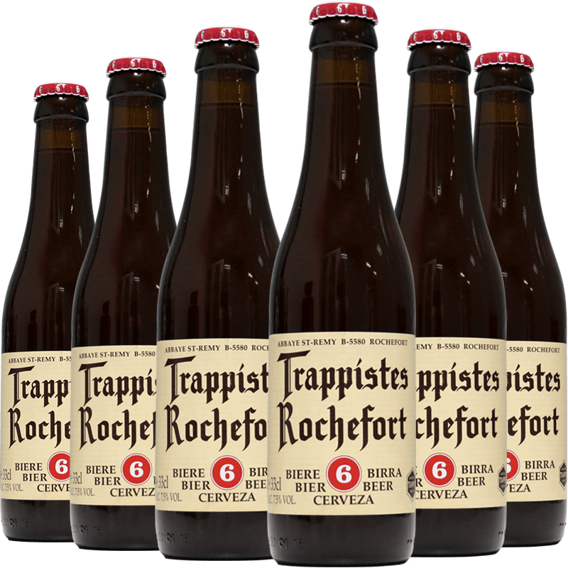 Trappistes Rochefort 罗斯福 6号啤酒 修道士精酿啤酒 330ml*6瓶