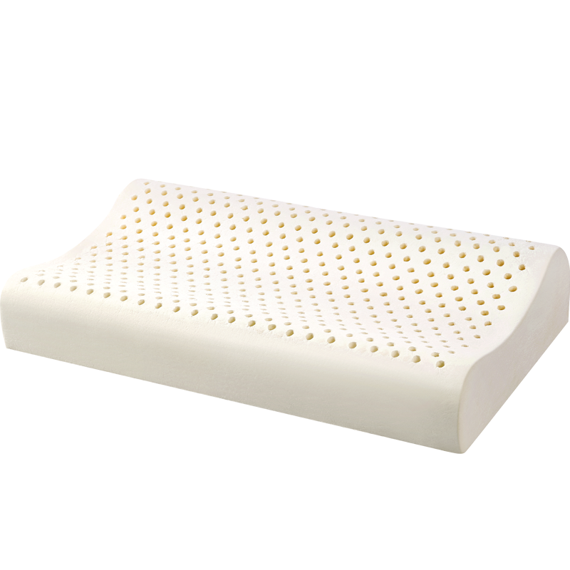 鄧祿普（Dunlopillo） 【店長推薦】斯里蘭卡進口天然乳膠枕頭人體工學(xué)橡膠枕頭頸椎 ECO 青少年護頸波浪枕 斯里蘭卡進口